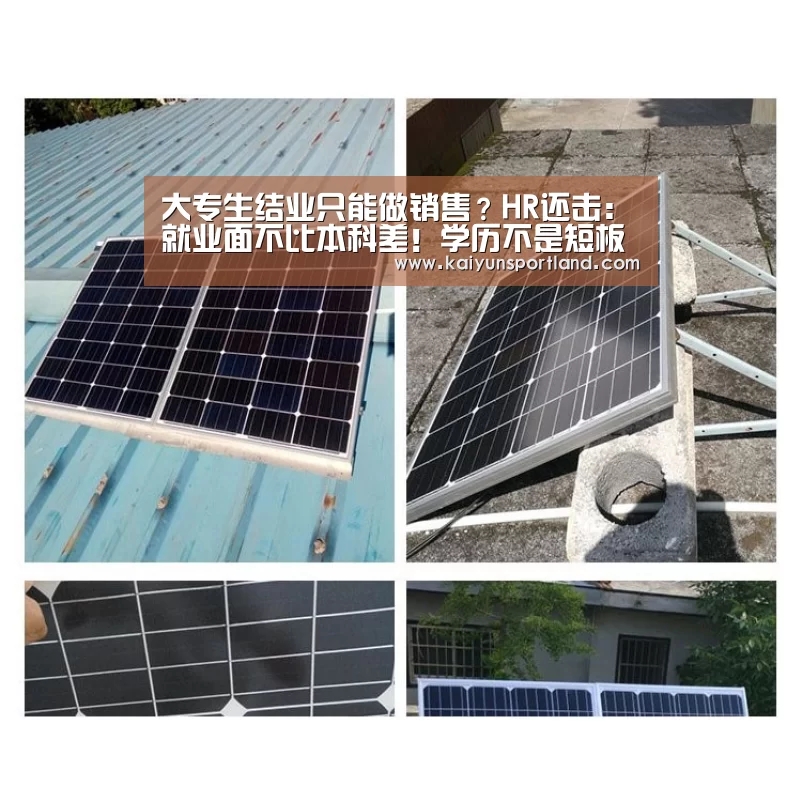 大专生结业只能做销售?HR还击:就业面不比本科差!学历不是短板_开云体育(图2) 开云快讯